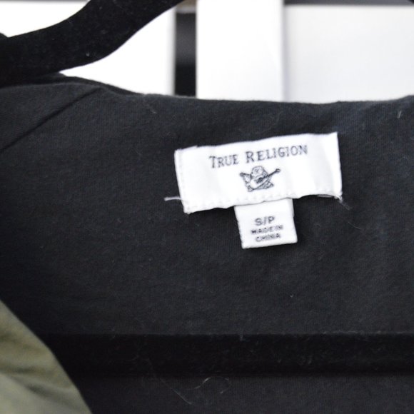 True Religion Small Water Resistant Green Jacket | Size Small - Picture 7 of 11